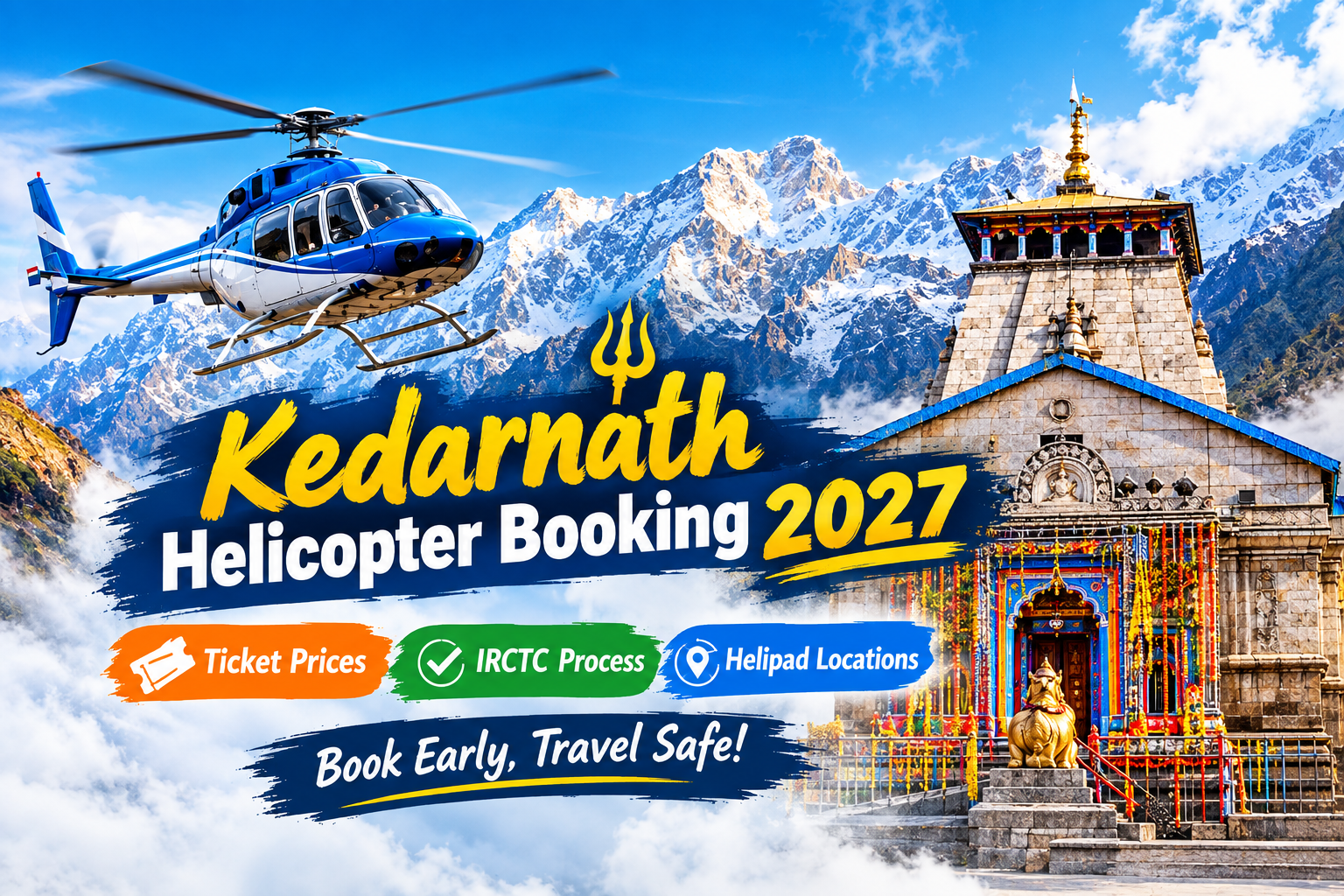 Kedarnath Helicopter Ticket Online Booking 2027