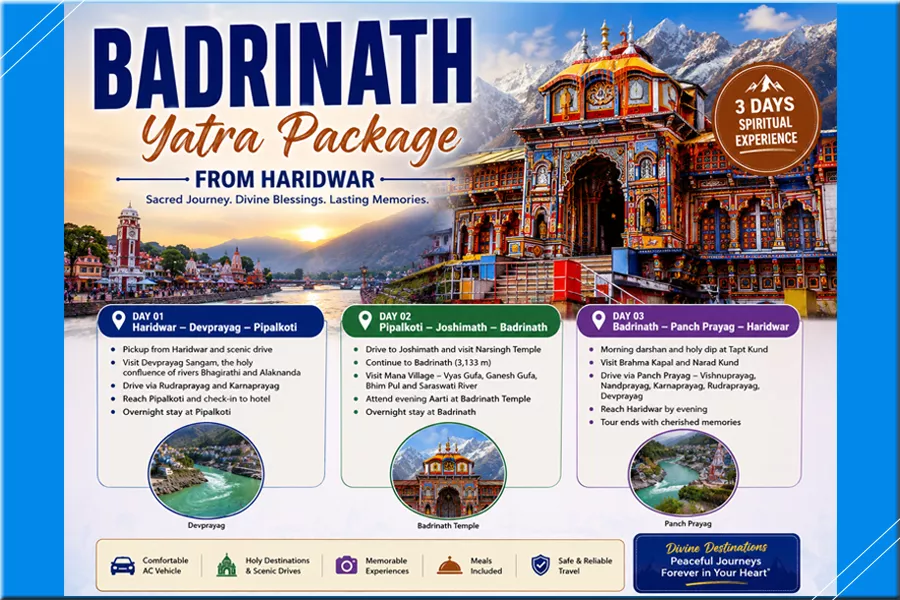 Badrinath Yatra Package from Haridwar