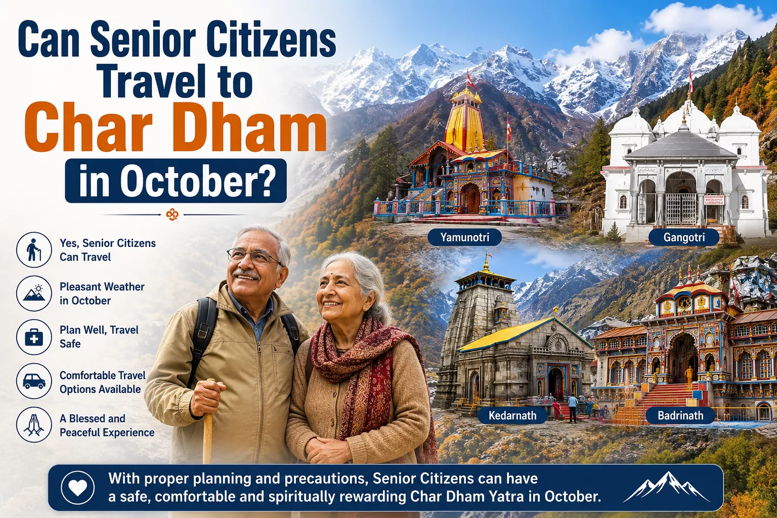 Can Senior Citizens Travel to Char Dham in October?