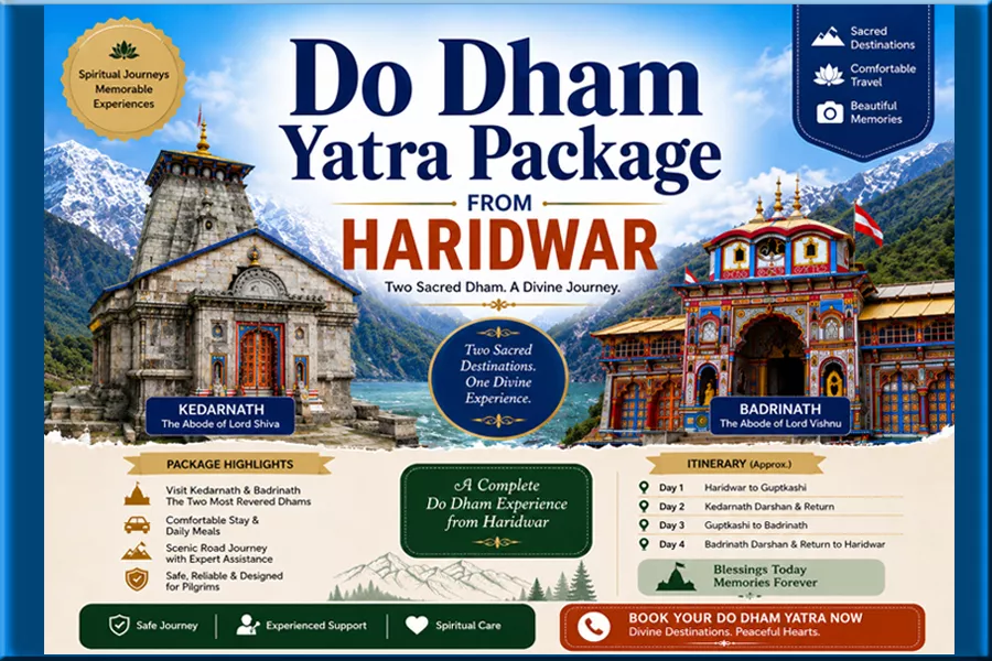 Do Dham Yatra Package from Haridwar