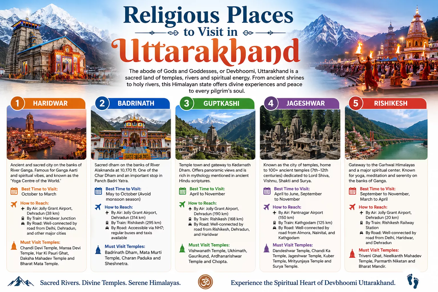 Religious Places to Visit in Uttarakhand