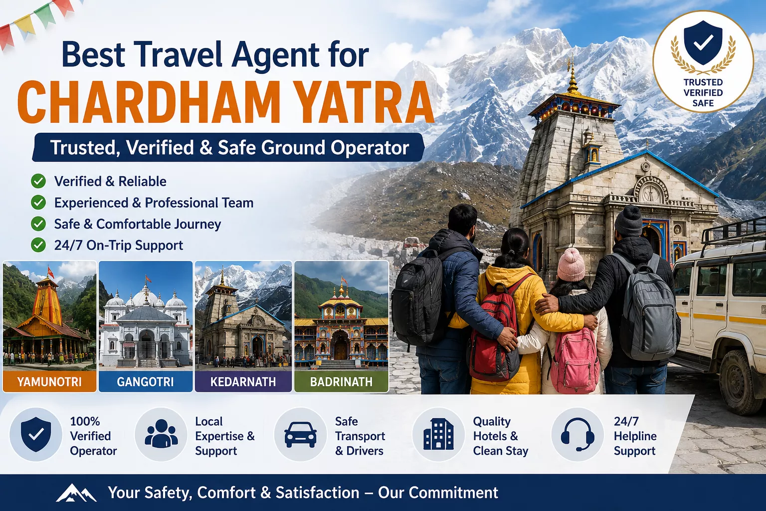 Best Travel Agent for Chardham Yatra