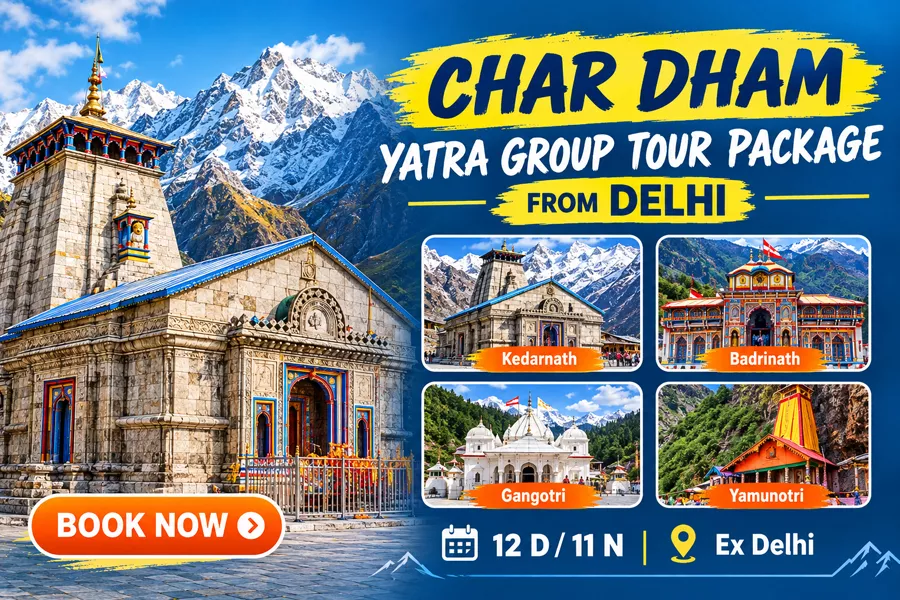 Char Dham Yatra Group Tour Package from Delhi