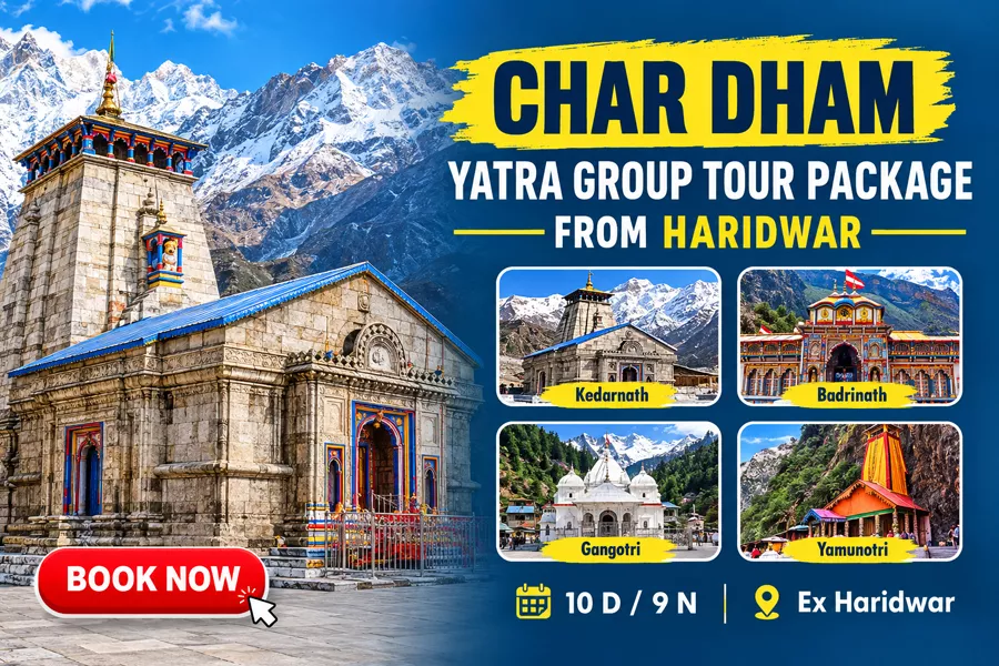 Char Dham Yatra Group Tour Package from Haridwar