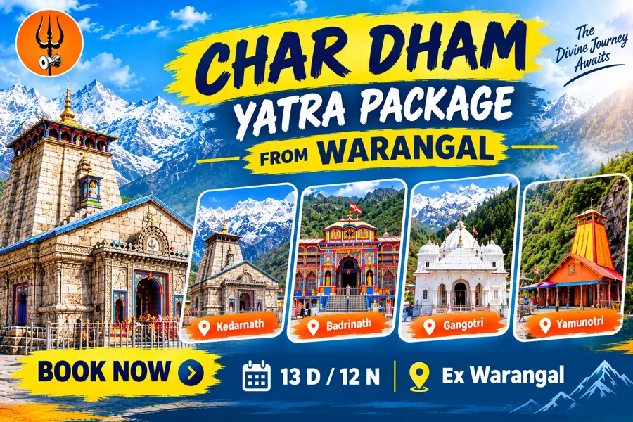 Chardham Yatra Package from Warangal